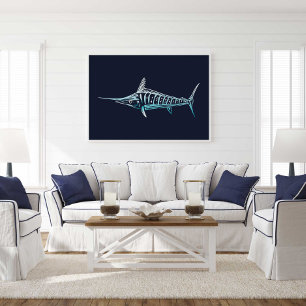 Merlin Sea Creature Print Impression Mur Merlin