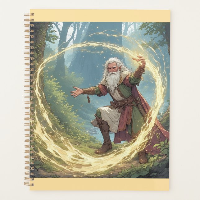 Merlin the Magician in the Forest Planner (Devant)