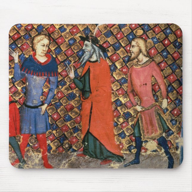 Merlin tutoring Arthur Mouse Pad (Front)