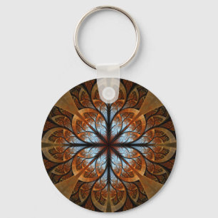 Merlin's Rose Keychain