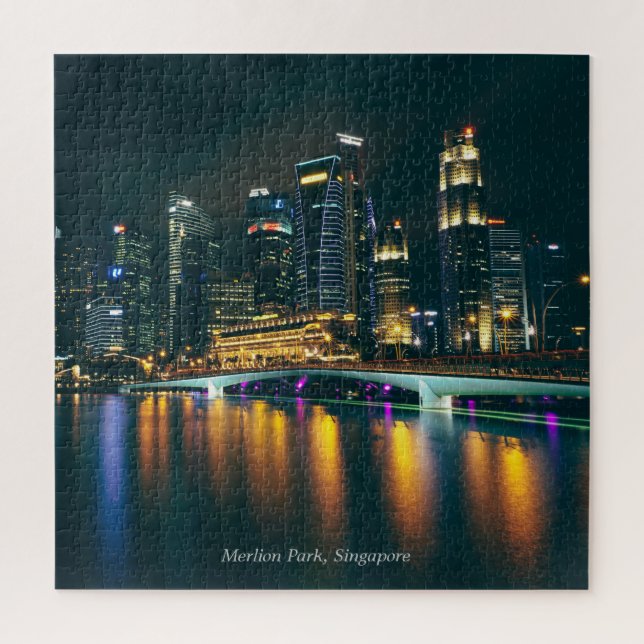 Merlion Park, Singapore Jigsaw Puzzle (Vertical)