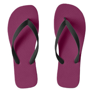 Merlot (solid colour)  flip flops