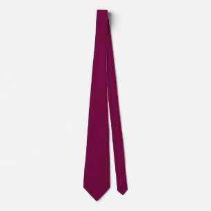 Merlot (solid colour) tie