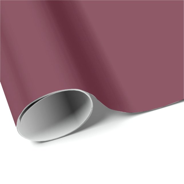 MERLOT (solid dark wine red colour) ~ Wrapping Paper (Roll Corner)