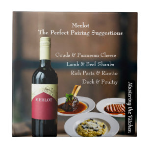 Merlot Wine Pairing/Mastering the Kitchen Tile