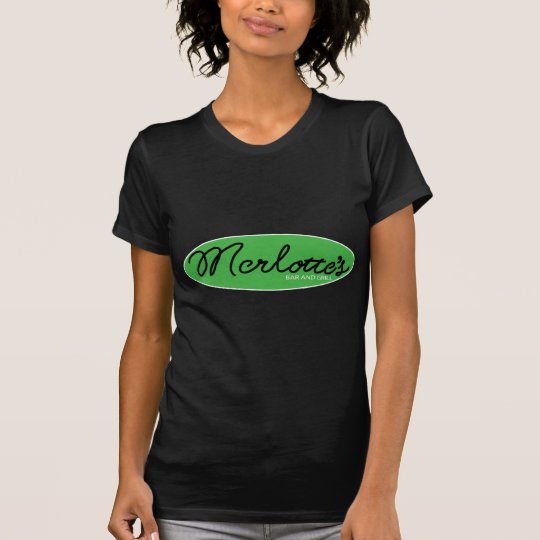 MERLOTTES black on green T-Shirt