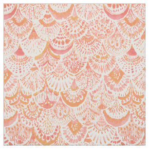MERM ARMOR Coral Mermaid Scales Fabric