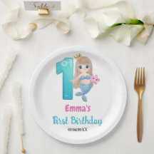Mermaid 1st Birthday Party