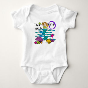 Mermaid 1st Birthday Tshirts and Gifts