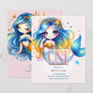 Mermaid 1st Birthday Under The Sea Birthday