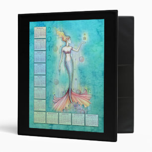 Mermaid 2012 Calendar Binder