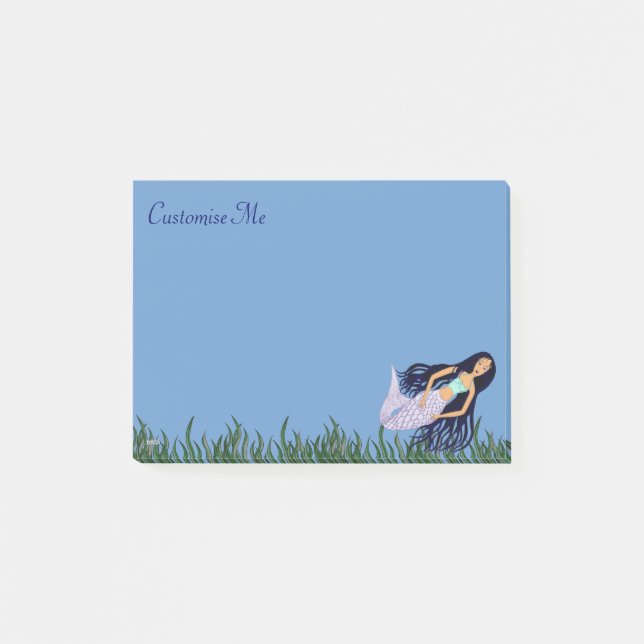 Mermaid 2 post-it notes (Front)