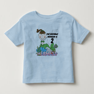 Mermaid 2nd Birthday Tshirts and Gifts