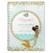 Mermaid African American Girl Peach Mint Gold