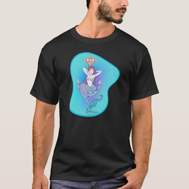 Mermaid and Anchor T-Shirt (Front)