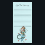 Mermaid and Baby Magnetic Notepad Fantasy Art<br><div class="desc">A magnetic notepad featuring my "Love Eternal" illustration.
©Molly Harrison Art
www.mollyharrisonart.com</div>