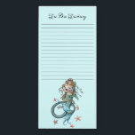 Mermaid and Baby Magnetic Notepad Fantasy Art<br><div class="desc">A magnetic notepad featuring my "Love Eternal" illustration.
©Molly Harrison Art
www.mollyharrisonart.com</div>