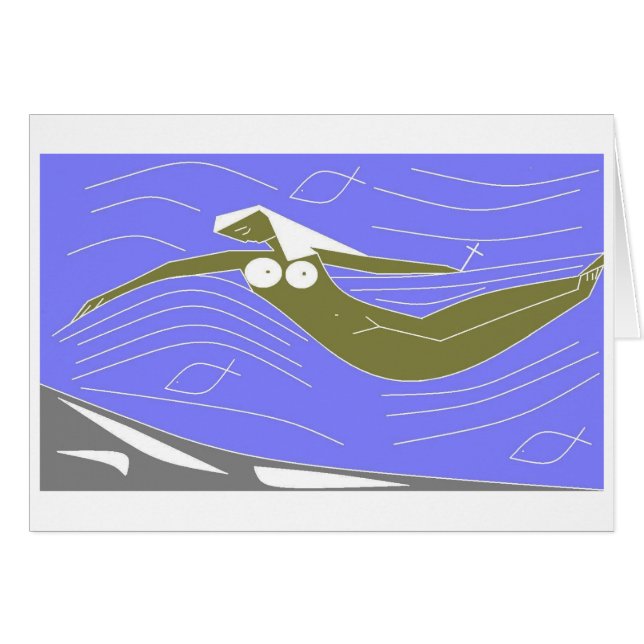 Mermaid and Cross (Front Horizontal)