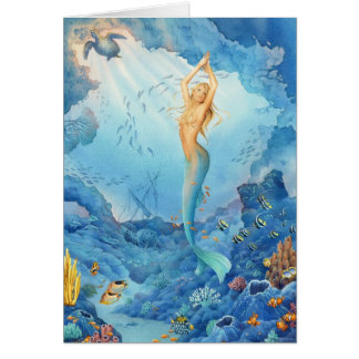 Mermaid and Dolphins by Scot Howden
