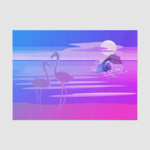 Mermaid and Flamingo Tissue Paper