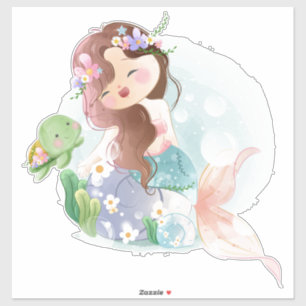 Mermaid and Turtle