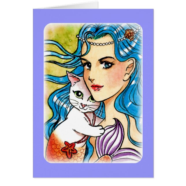Mermaid and white mercat (Front)