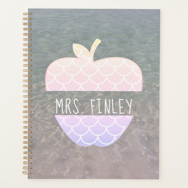Mermaid Apple Ocean Teacher (Devant)