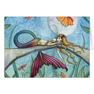 Mermaid Art au bord de l'étang