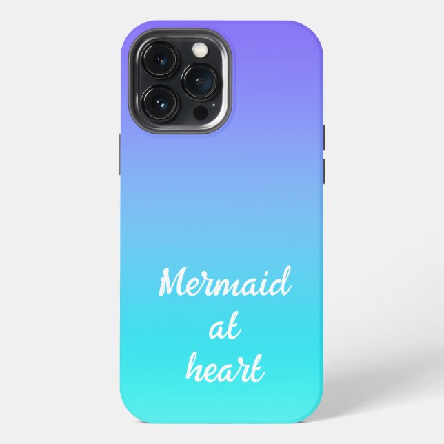 Mermaid at Heart Gradient Case-Mate iPhone Case (Back)