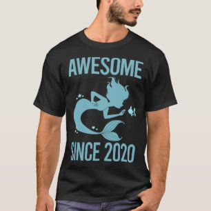 Mermaid - Awesome Since 2020 T-Shirt