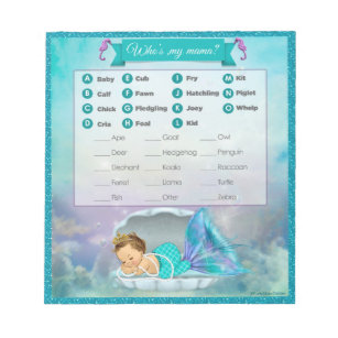 Baby Shower Games Notepads Zazzle Ca