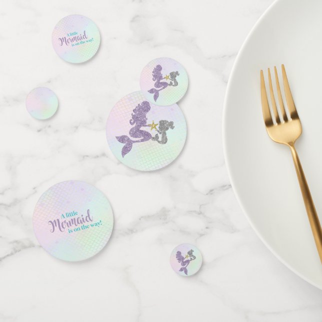 Mermaid Baby Shower Confetti (Group)