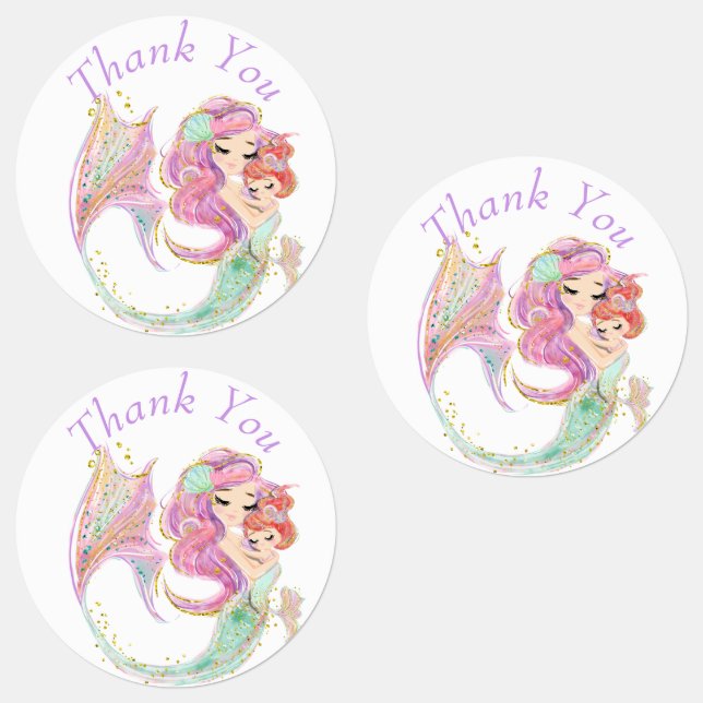 Mermaid Baby Shower Sweet Little Mermaid  (Group)