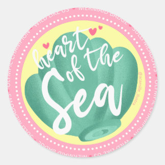 Mermaid Badge - AC Classic Round Sticker