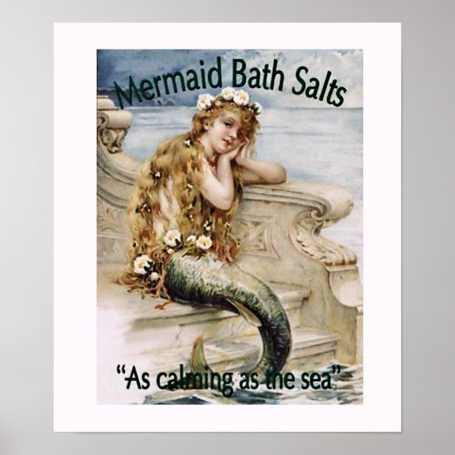 Mermaid Bath Salts Poster (Front)
