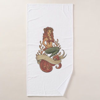 mermaid bath towel