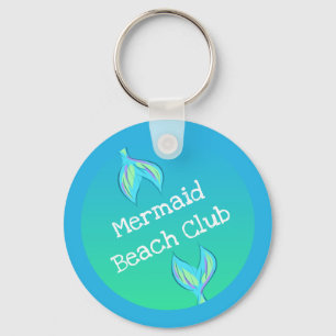 Mermaid Beach Club Keychain