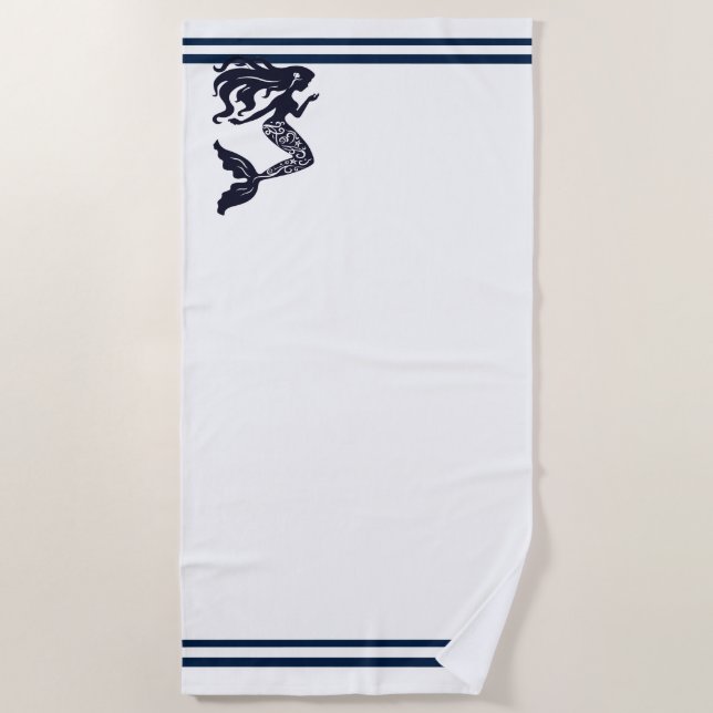 Mermaid Beach Towel (Front)