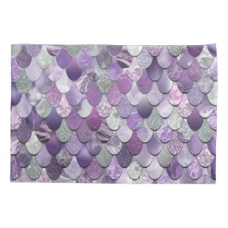 Mermaid Bedding, Mermaid Pillow Case Purple