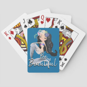 Mermaid Bicycle Playing Cards