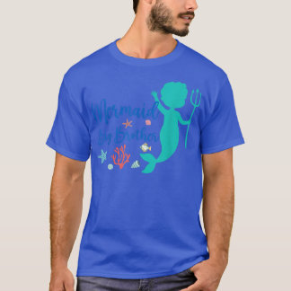 Mermaid Big Brother Birthday Girls Family Theme Ma T-Shirt