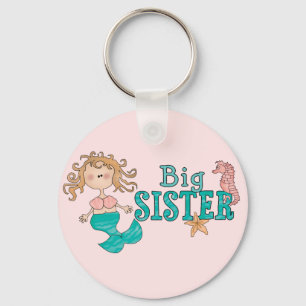 Mermaid Big Sister Keychain