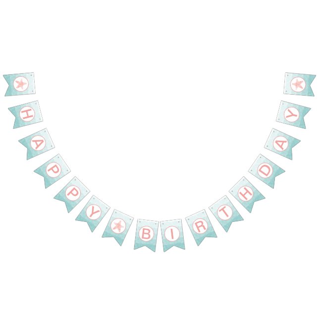 Mermaid Birthday Banner (All)