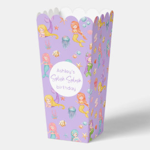 Mermaid Birthday Favor Box