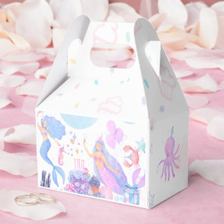 Mermaid Birthday Favor Box