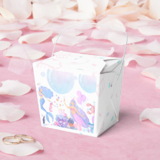 Mermaid Birthday Favor Box