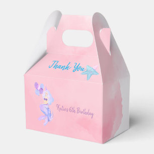 Mermaid Birthday Favor Box