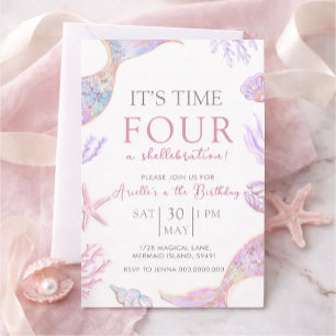Mermaid Birthday Invitation