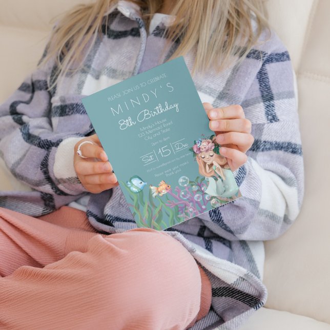Mermaid Birthday Invitation (Creator Uploaded)