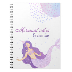 Mermaid Birthday Notebook